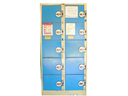 10-doors Coin-operated storage cabinet