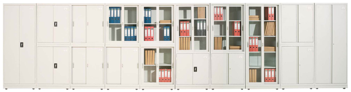 玻璃掩門三抽柜