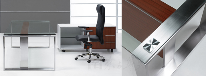 辦公臺|玻璃大班臺|辦公家具|玻璃大班臺|玻璃大班臺