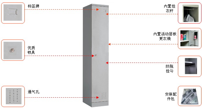 鋼制更衣柜