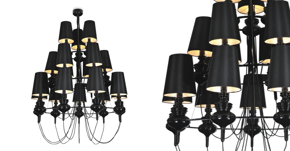 現(xiàn)代經(jīng)典燈飾|吊燈|辦公家具|西班牙 Metalarte Josephine 獲獎巨作 6頭獎杯吊燈