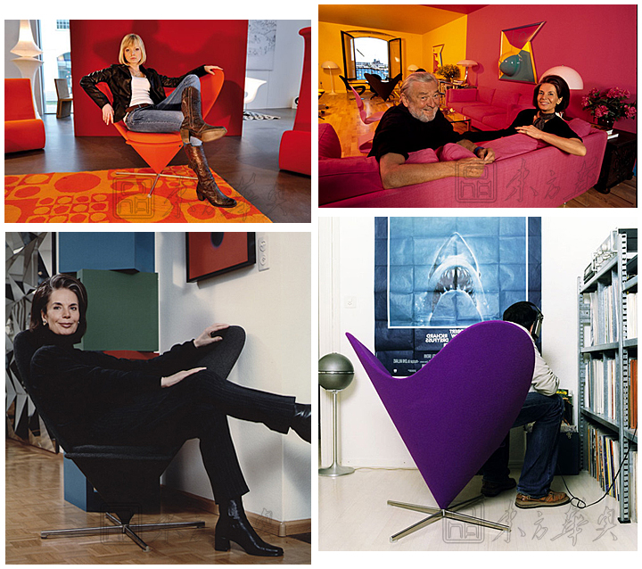 現代經典休閑椅|布面休閑椅|辦公家具|潘頓心椅|心型休閑椅