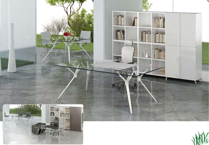 辦公臺|玻璃大班臺|辦公家具|玻璃大班臺