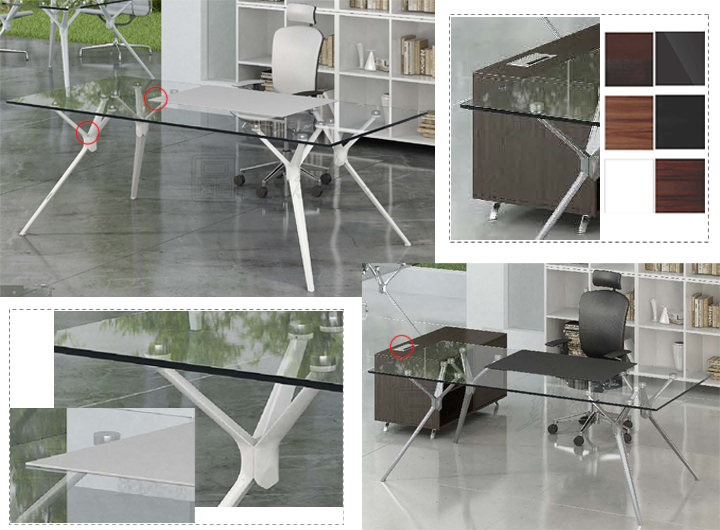 玻璃會(huì)議臺