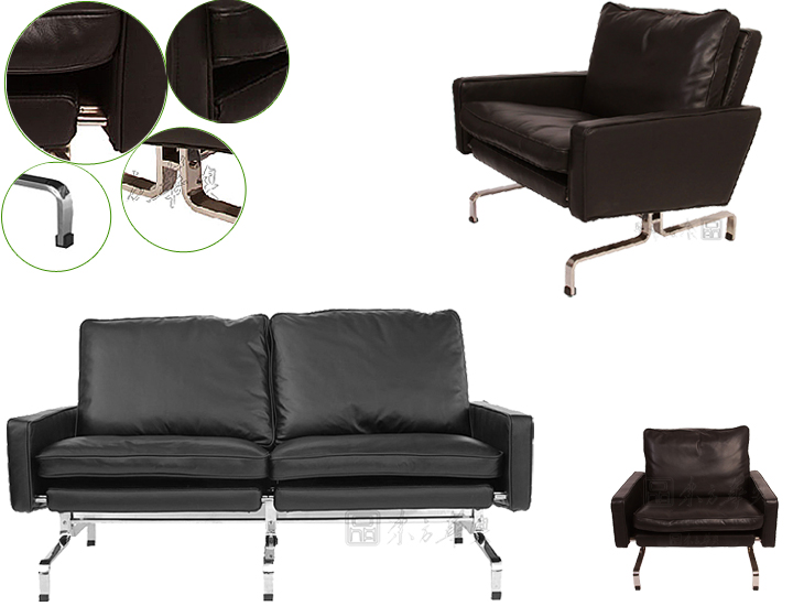現(xiàn)代真皮沙發(fā)